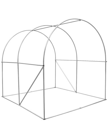 Szklarnia tunel ogrodowy 200x200x200cm pe konstrukcja stal zielona