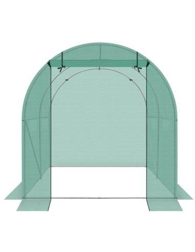 Szklarnia tunel ogrodowy 200x200x200cm pe konstrukcja stal zielona