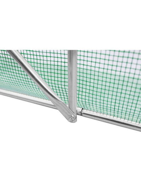 Szklarnia tunel ogrodowy 200x200x200cm pe konstrukcja stal zielona