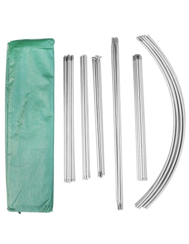 Szklarnia tunel ogrodowy 200x200x200cm pe konstrukcja stal zielona