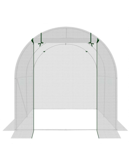 Szklarnia tunel ogrodowy 200x200x200cm pe konstrukcja stal biała