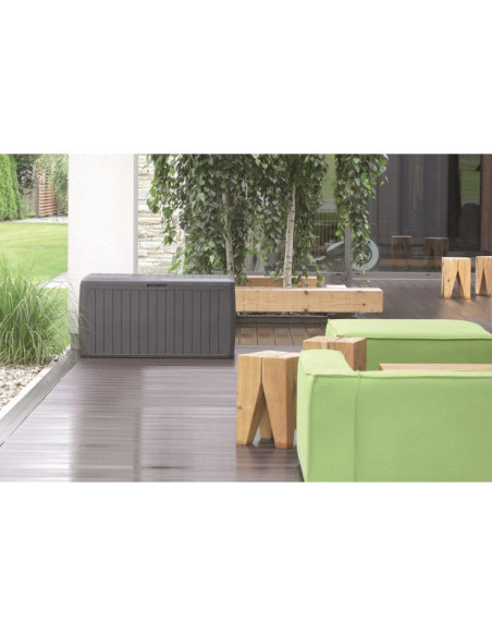 Skrzynia ogrodowa 290l boxe board umbra