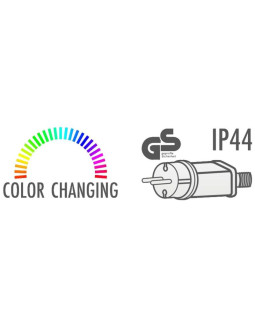 Gwiazda 3d dekoracyjna stojąca 120led rgb 80cm 2