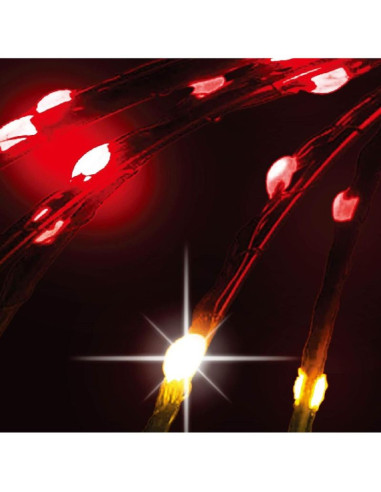 Gwiazda 3d dekoracyjna stojąca 120led rgb 80cm