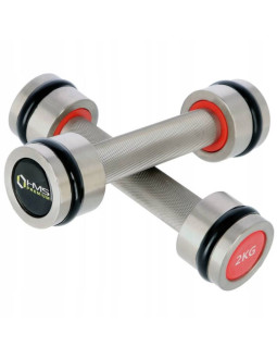 Komplet hantli chromowanych hms