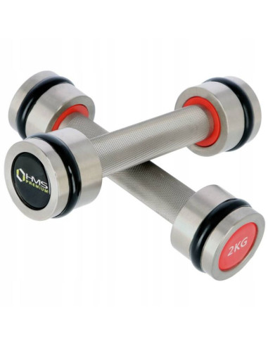 Komplet hantli chromowanych hms