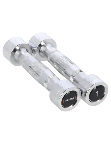 Komplet hantli chromowanych hms