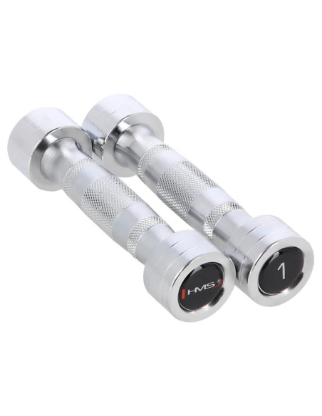 Komplet hantli chromowanych hms