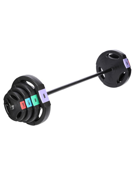 Sztanga / talerze kompozytowe 42kg hms gsp40