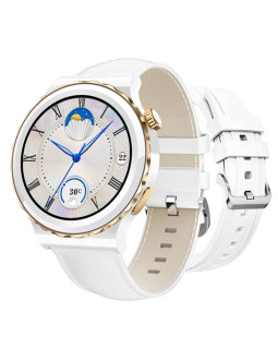 Smartwatch damski rubicon rnce92 pro white/2 x pasek smarub171