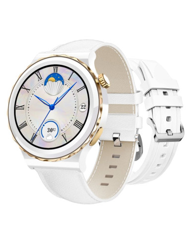 Smartwatch damski rubicon rnce92 pro white/2 x pasek smarub171