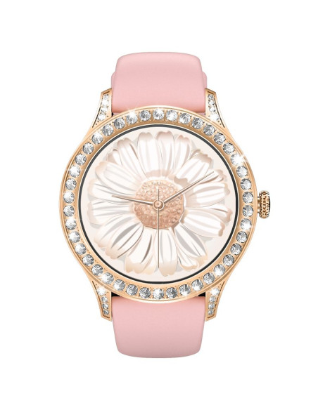 Smartwatch damski veltori vt360-1 różowy pasek silikonowy