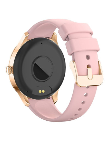 Smartwatch damski veltori vt360-1 różowy pasek silikonowy