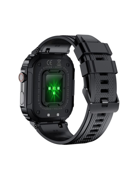 Smartwatch veltori vt200-1 czarny pasek silikonowy