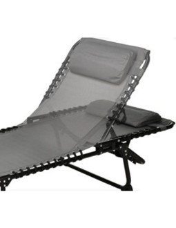 Łóżko turystyczne kempingowe ogrodowe składane textline grafit 2