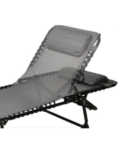 Łóżko turystyczne kempingowe ogrodowe składane textline grafit