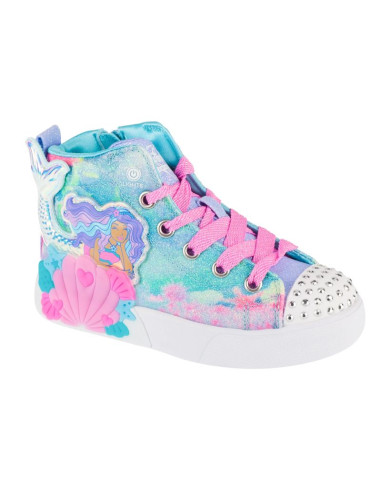 Skechers seashell magic - mermaid sea 314326l-blmt niebieskie 29