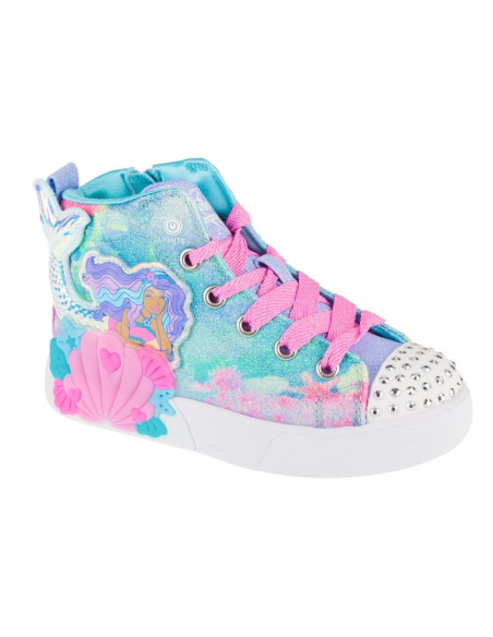 Skechers seashell magic - mermaid sea 314326l-blmt niebieskie 29