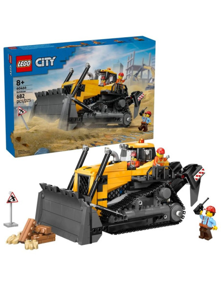 Lego city 60466 żółty buldożer