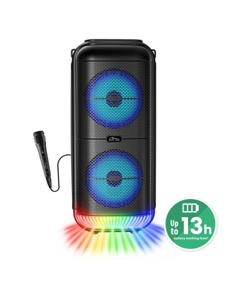Media-tech przenośny głośnik bluetooth 5.3 bt power audio disco