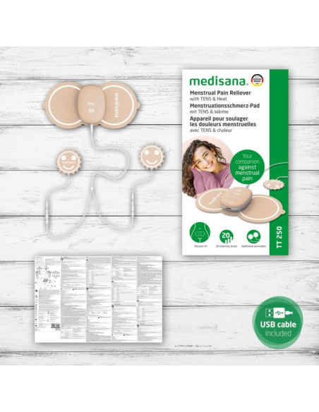 Urządzenie do uśmierzania bólów menstruacyjnych medisana tt 250