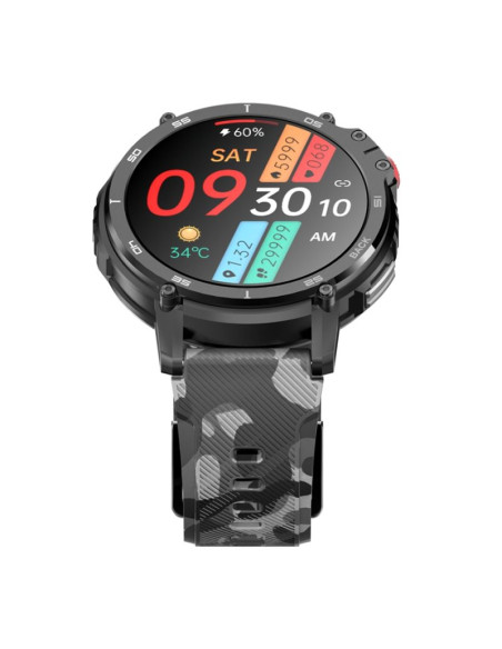 Smartwatch męski rubicon rncf08 black/moro smarub232
