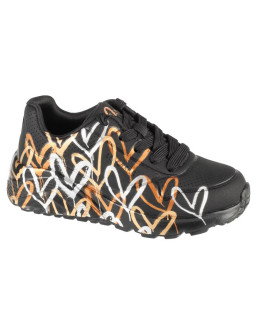 Skechers jgoldcrown: uno lite - metallic 314067l-bkgd czarne 28