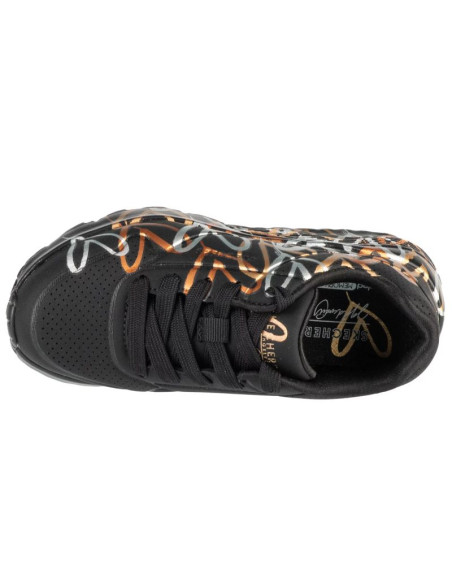 Skechers jgoldcrown: uno lite - metallic 314067l-bkgd czarne 28