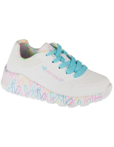 Skechers uno lite 314976l-wptq białe 28