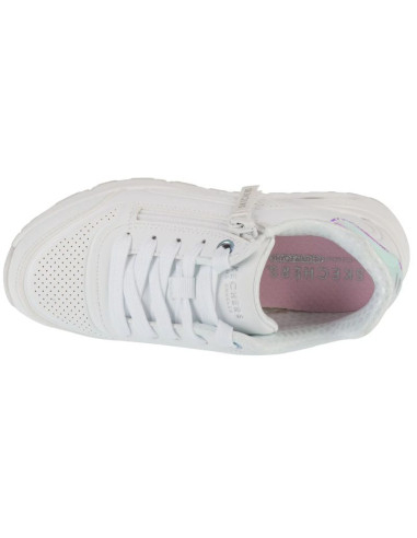 Skechers uno gen1 - zip and stride   310554l-wht białe 28