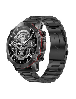 Smartwatch męski rubicon rncf18-1 black bransoleta + pasek 2