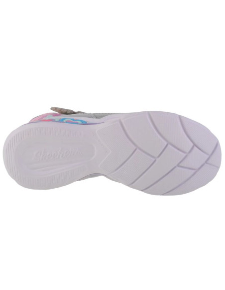 Skechers sweetheart lights - dreamy love 302667l-smlt srebrne 31