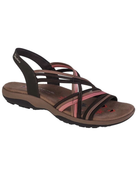 Skechers reggae slim simply stretch sandals 163023-chmt brązowe 36