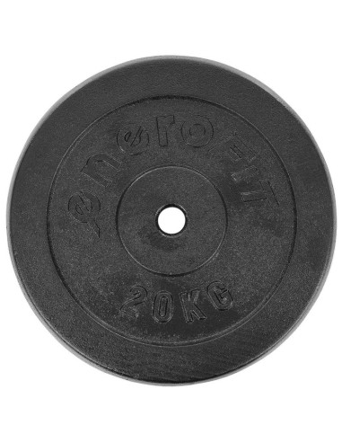 Obciążenie żeliwne czarne 20 kg enero fit fi26,5