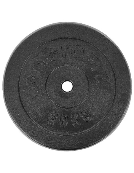 Obciążenie żeliwne czarne 20 kg enero fit fi26,5