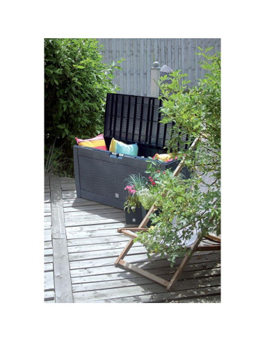 Skrzynia ogrodowa 310l antracyt boxe rato