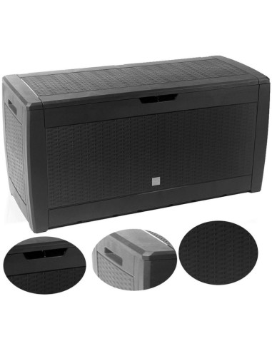 Skrzynia ogrodowa 310l antracyt boxe rato