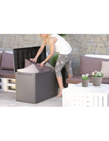 Skrzynia ogrodowa 310l antracyt boxe rato