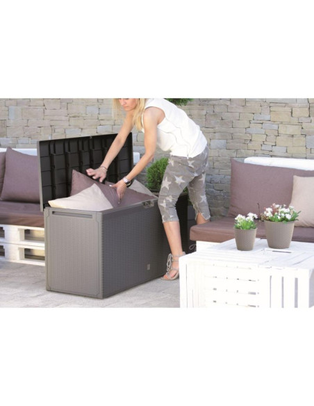 Skrzynia ogrodowa 310l antracyt boxe rato