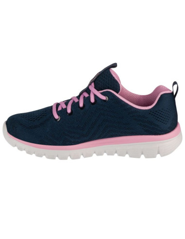 Skechers graceful - get connected 12615-nvpk granatowe 36