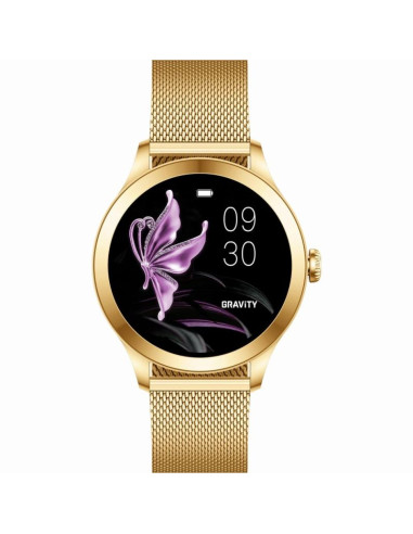 Smartwatch gravity biało złoty 2 paski gt25-2 pro