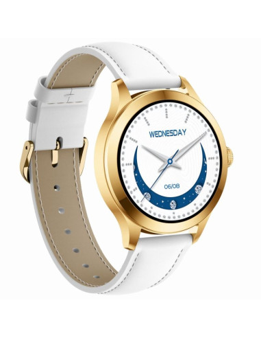 Smartwatch gravity biało złoty 2 paski gt25-2 pro