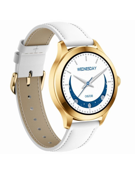 Smartwatch gravity biało złoty 2 paski gt25-2 pro