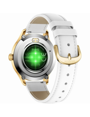 Smartwatch gravity biało złoty 2 paski gt25-2 pro