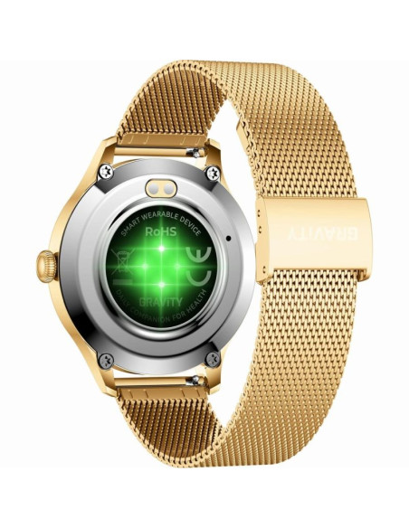 Smartwatch gravity biało złoty 2 paski gt25-2 pro