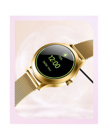 Smartwatch gravity biało złoty 2 paski gt25-2 pro