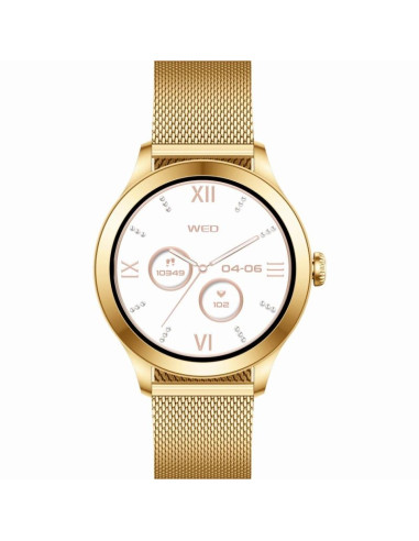 Smartwatch gravity różowo złoty 2 paski gt25-1 pro