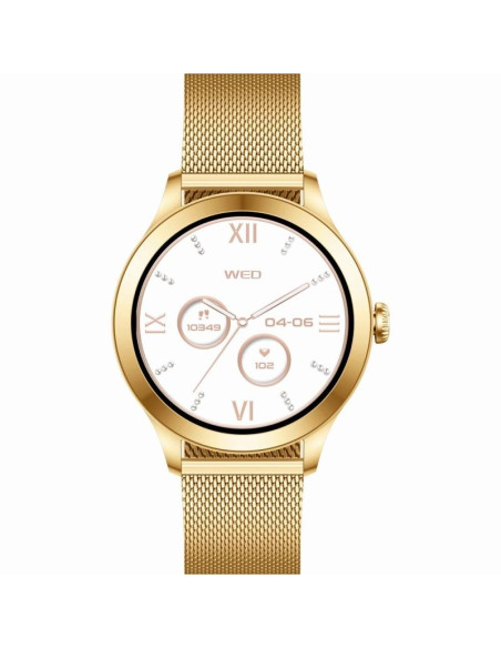 Smartwatch gravity różowo złoty 2 paski gt25-1 pro