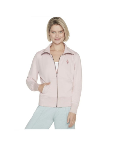 Skechers the hoodless hoodie diamond jacket w3ja262-lpk różowe l