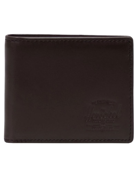 Herschel hank leather rfid wallet 11151-04123 brązowe one size